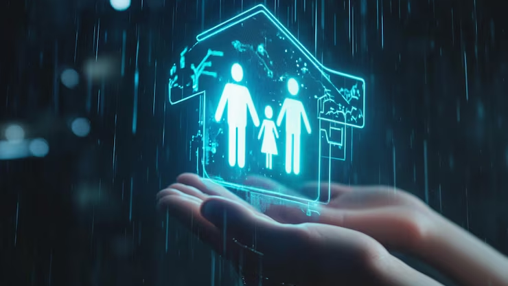Visual showing how AI is transforming the insurance industry with faster claims and personalized policies