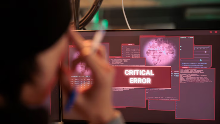 Icons representing ethical issues in AI including fairness, transparency, and human oversight